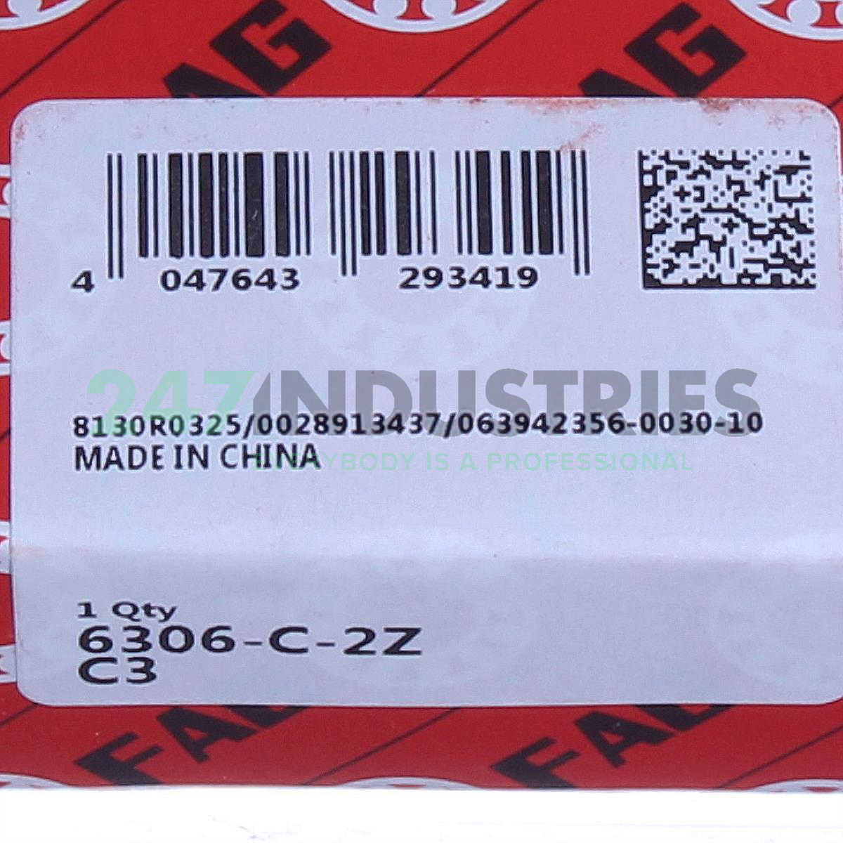 6306-C-2Z-C3 FAG Image 4