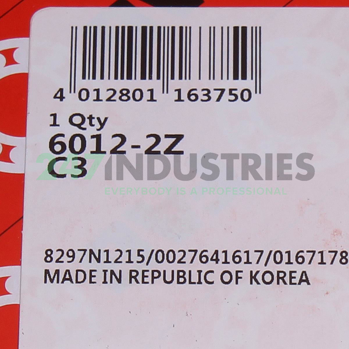 6012-2Z-C3 FAG Image 5