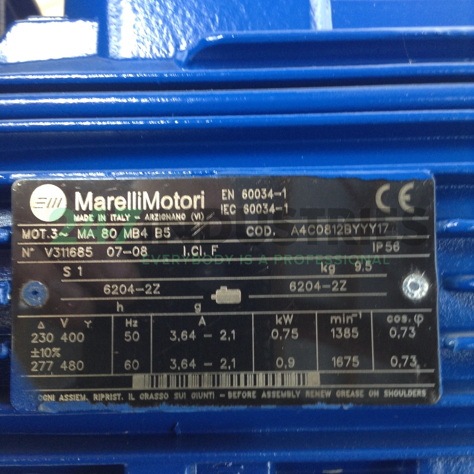 MA80MB4-B5 Marelli Motori Image 2