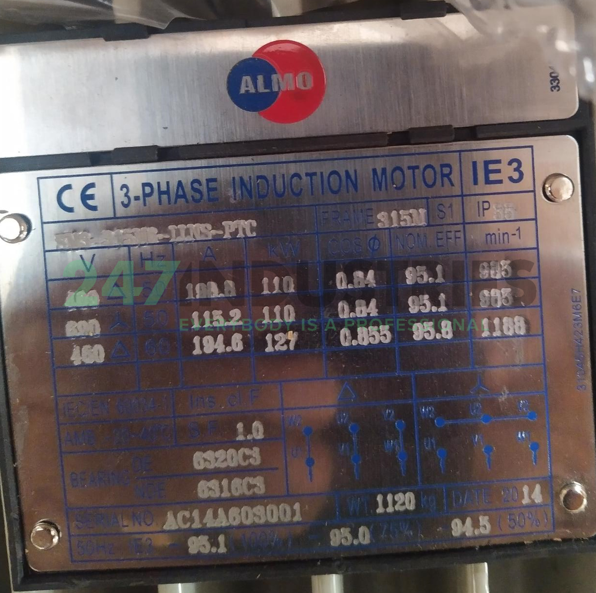 SM2-315M6-LLNS-PTCB3 Almo Image 2