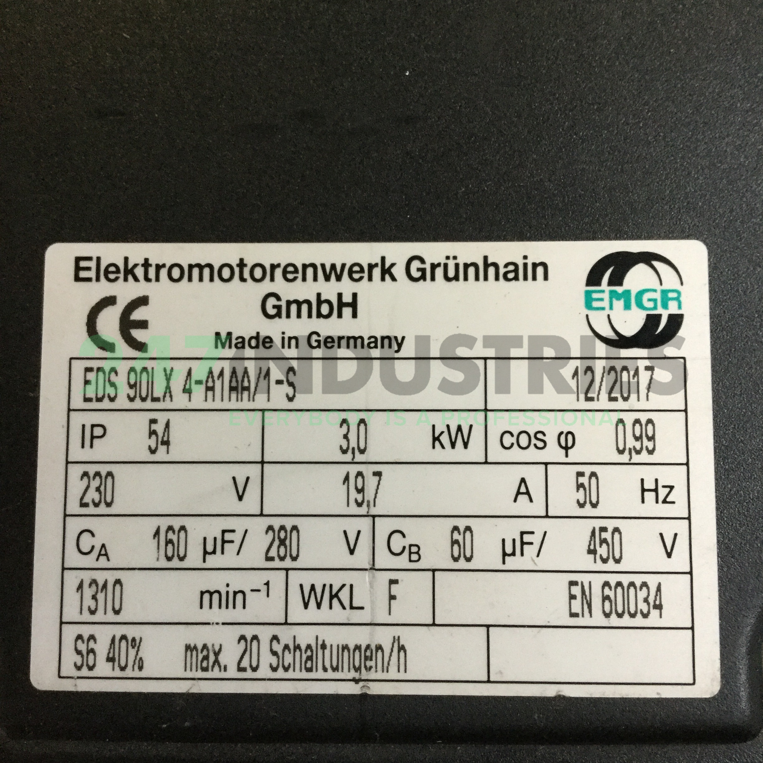 EDS90LX4-A1AA/1-S-B14 EMGR Elektromotoren Grünhain Image 4