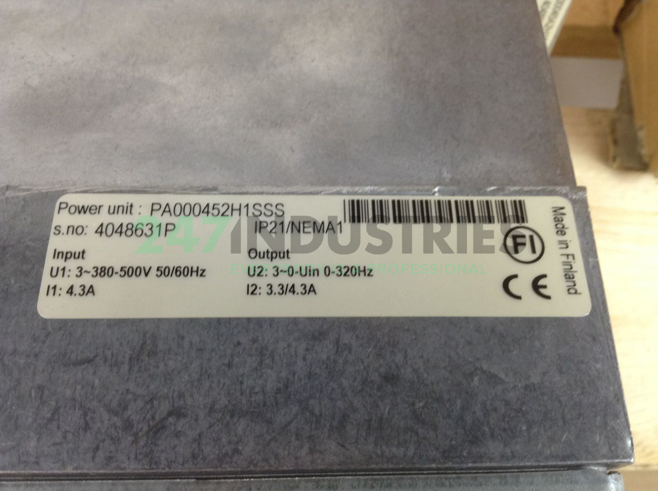 NXS00045A2H1 Vacon Image 3