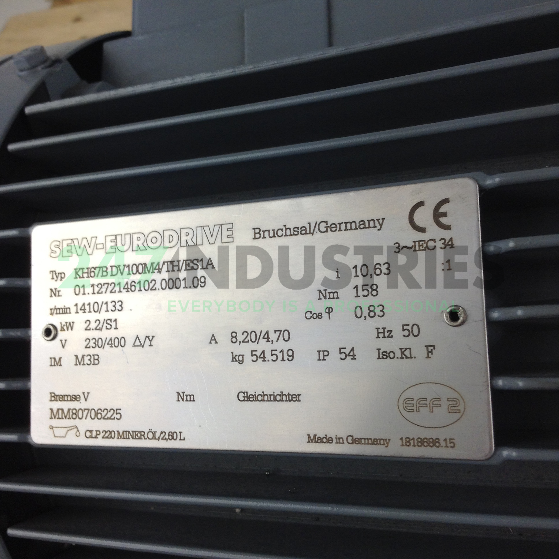 KH67BDV100M4/TH/ES1A SEW-EURODRIVE Image 2