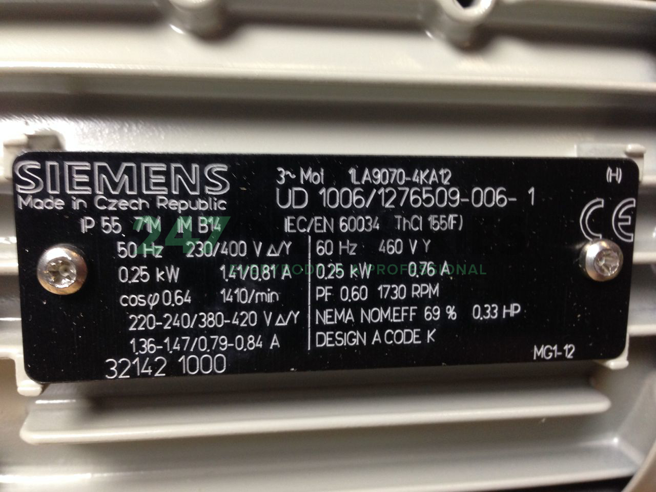 1LA9070-4KA12 Siemens Image 2