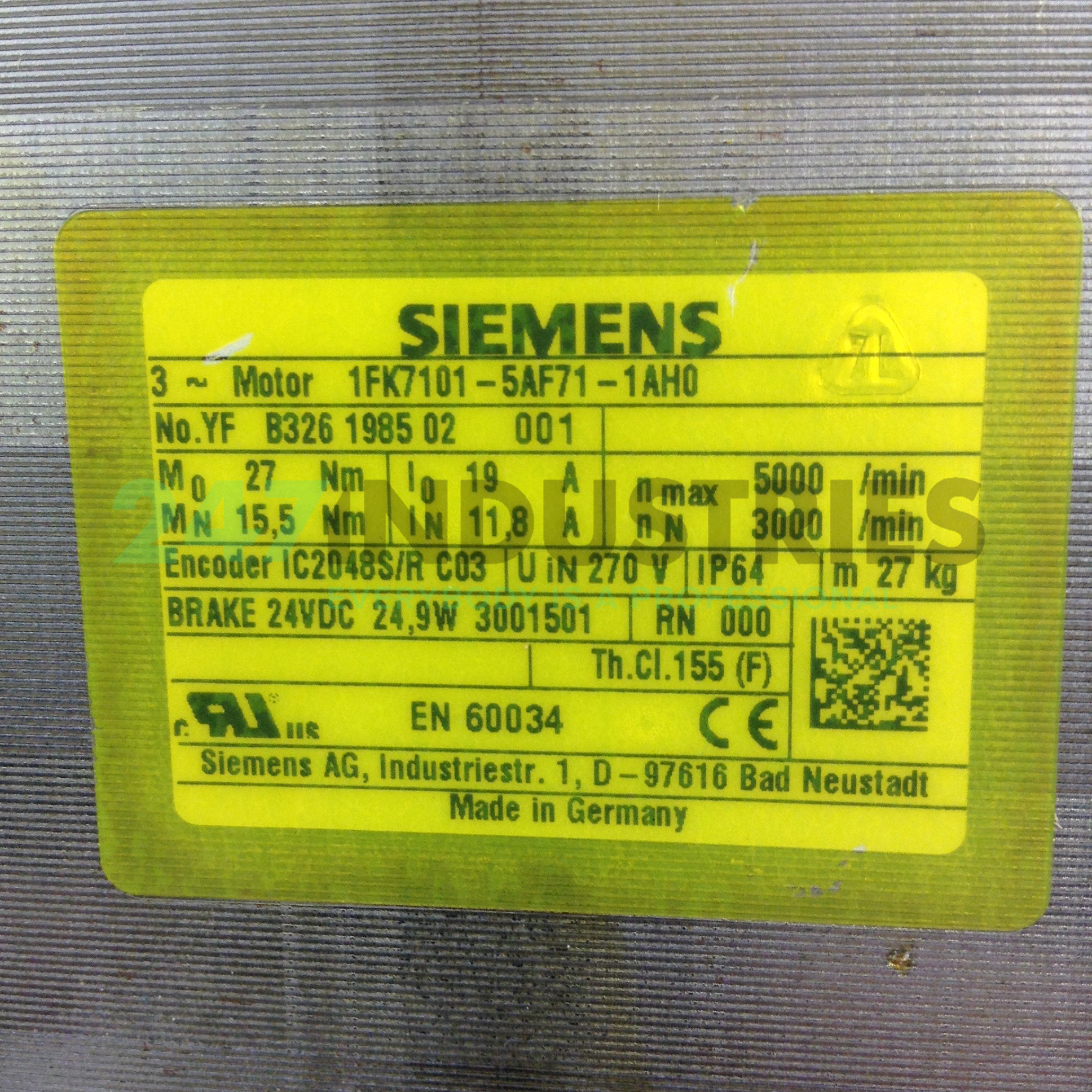 1FK7101-5AF71-1AH0 Siemens Image 2