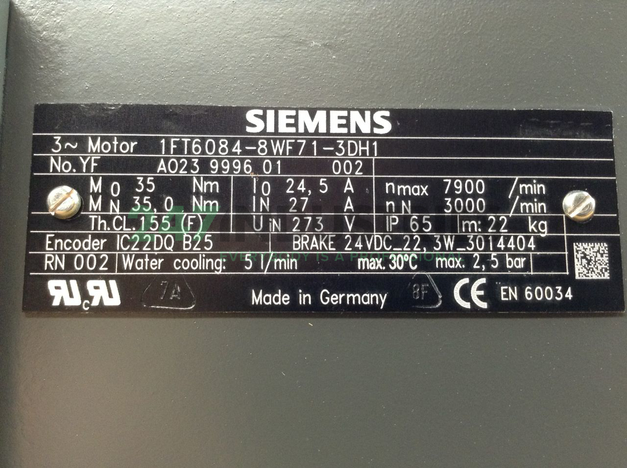 1FT6084-8WF71-3DH1 Siemens Image 2