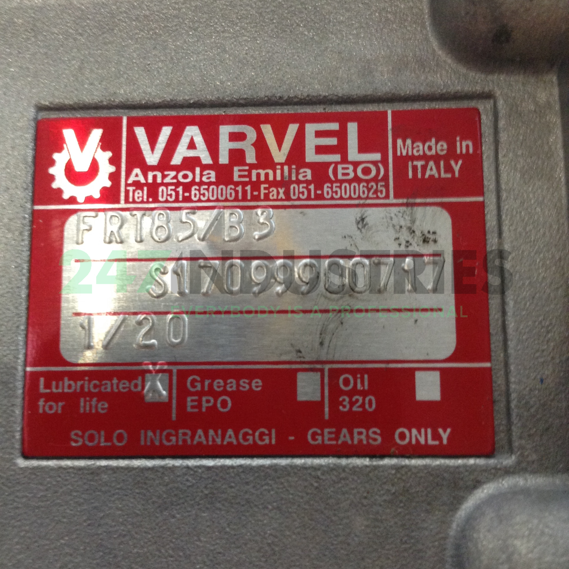 FRT85/B3-100B14 Varvel Image 2