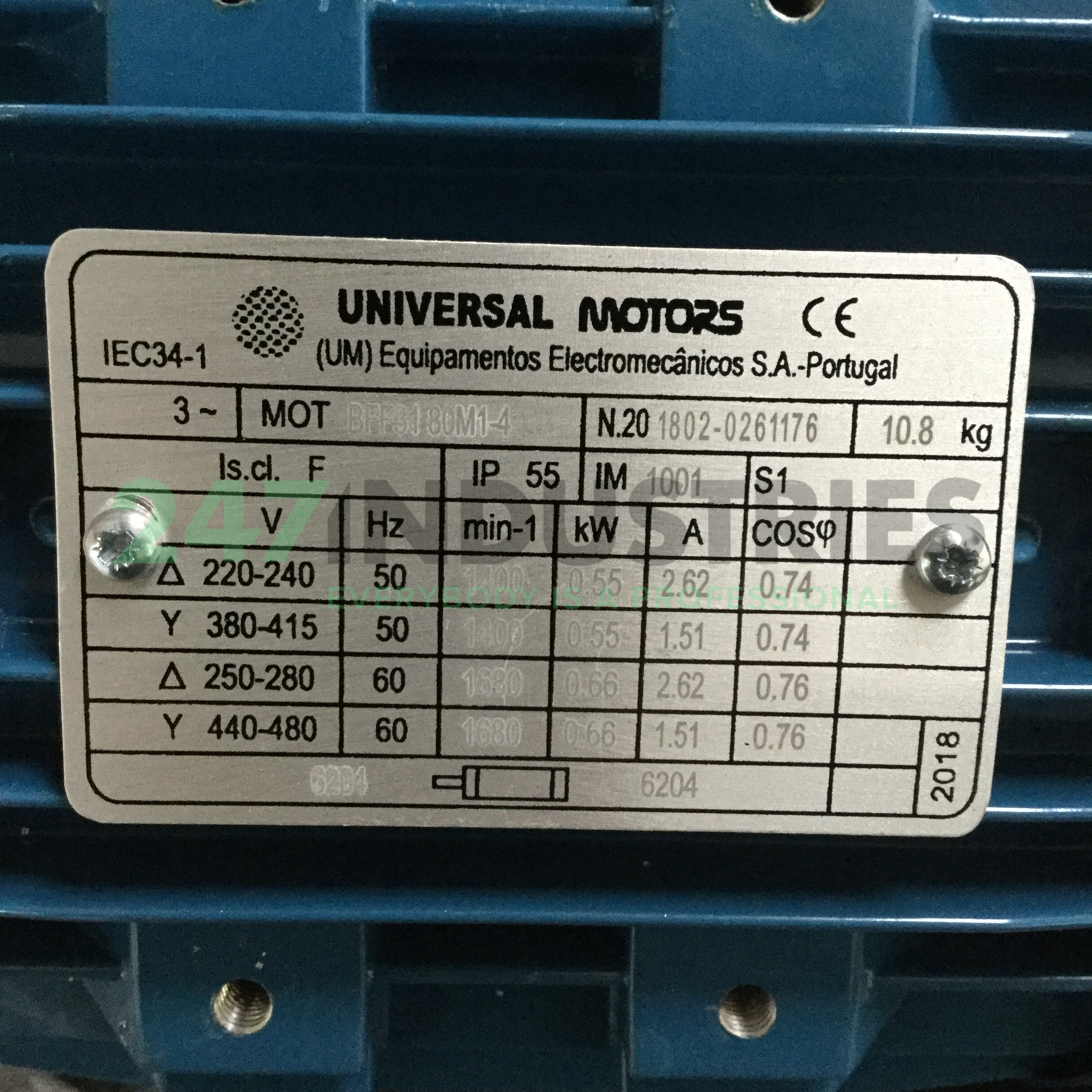 BFF3180M1-4B14 Universal Motors Image 4