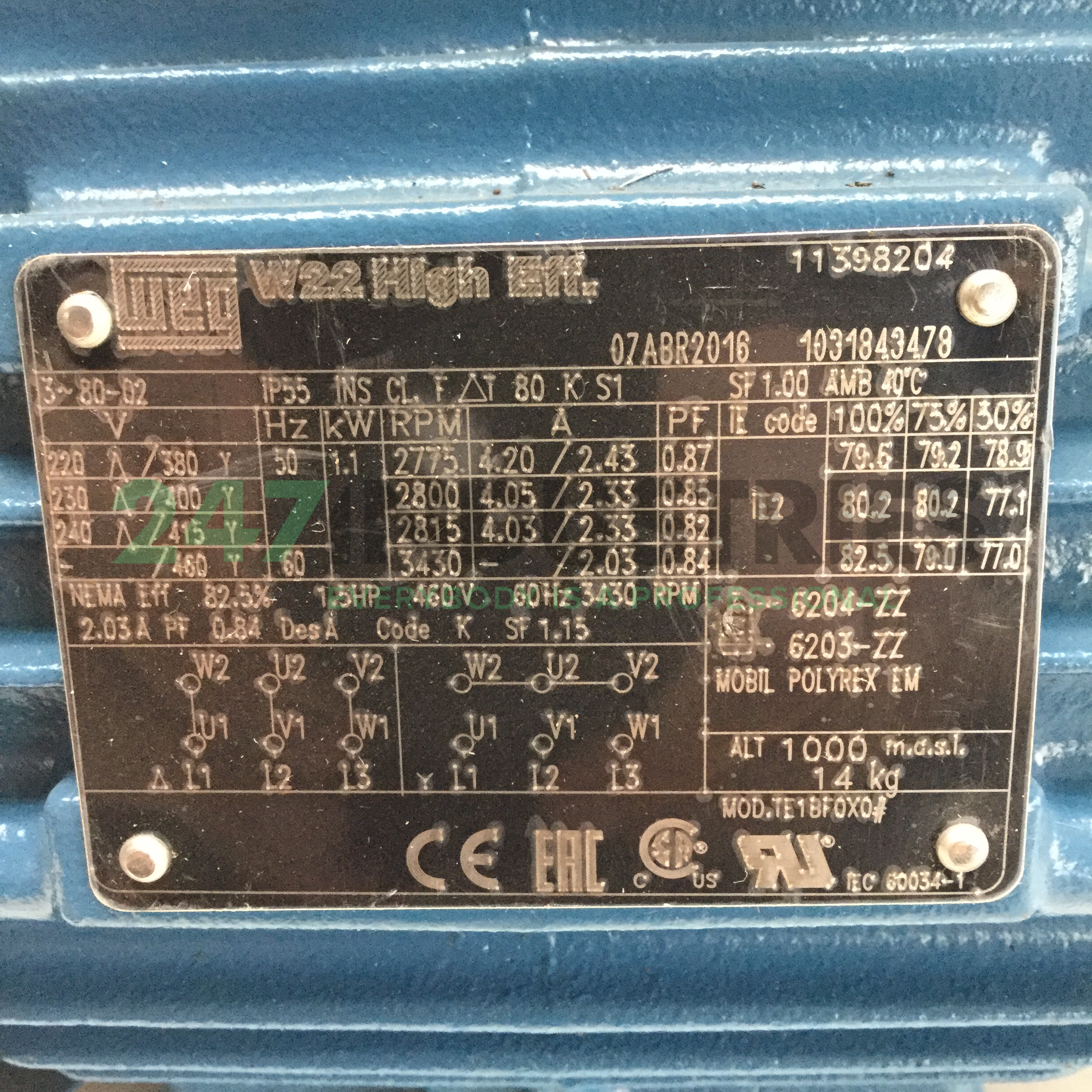 1.1K31CI2804B3 WEG Image 4