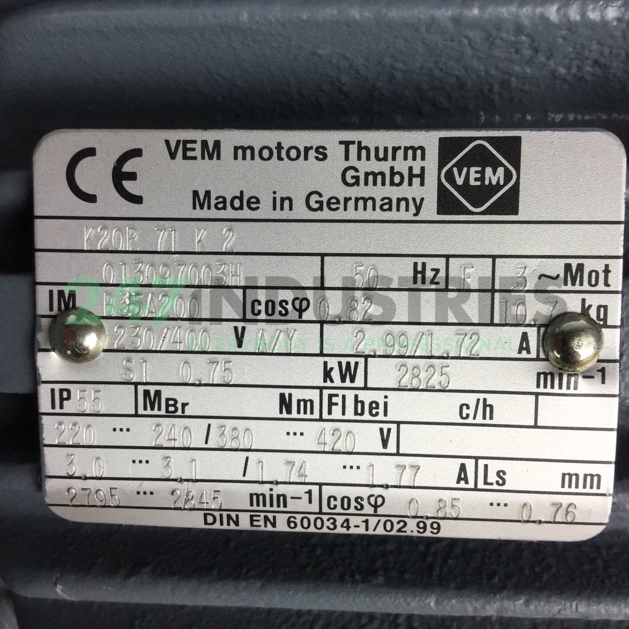 K20R71K2B5 VEM Image 2