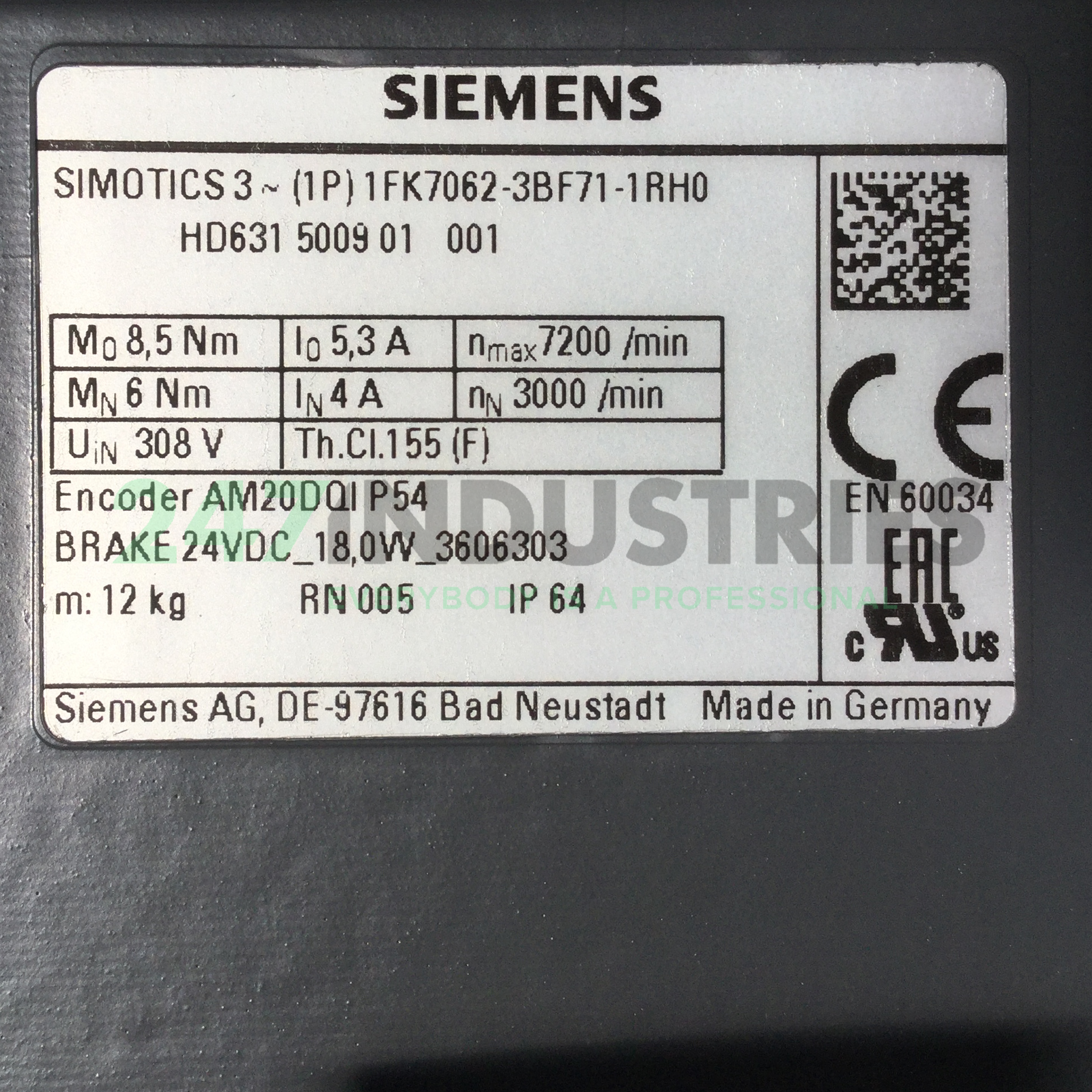 1FK7062-3BF71-1RH0 Siemens Image 4