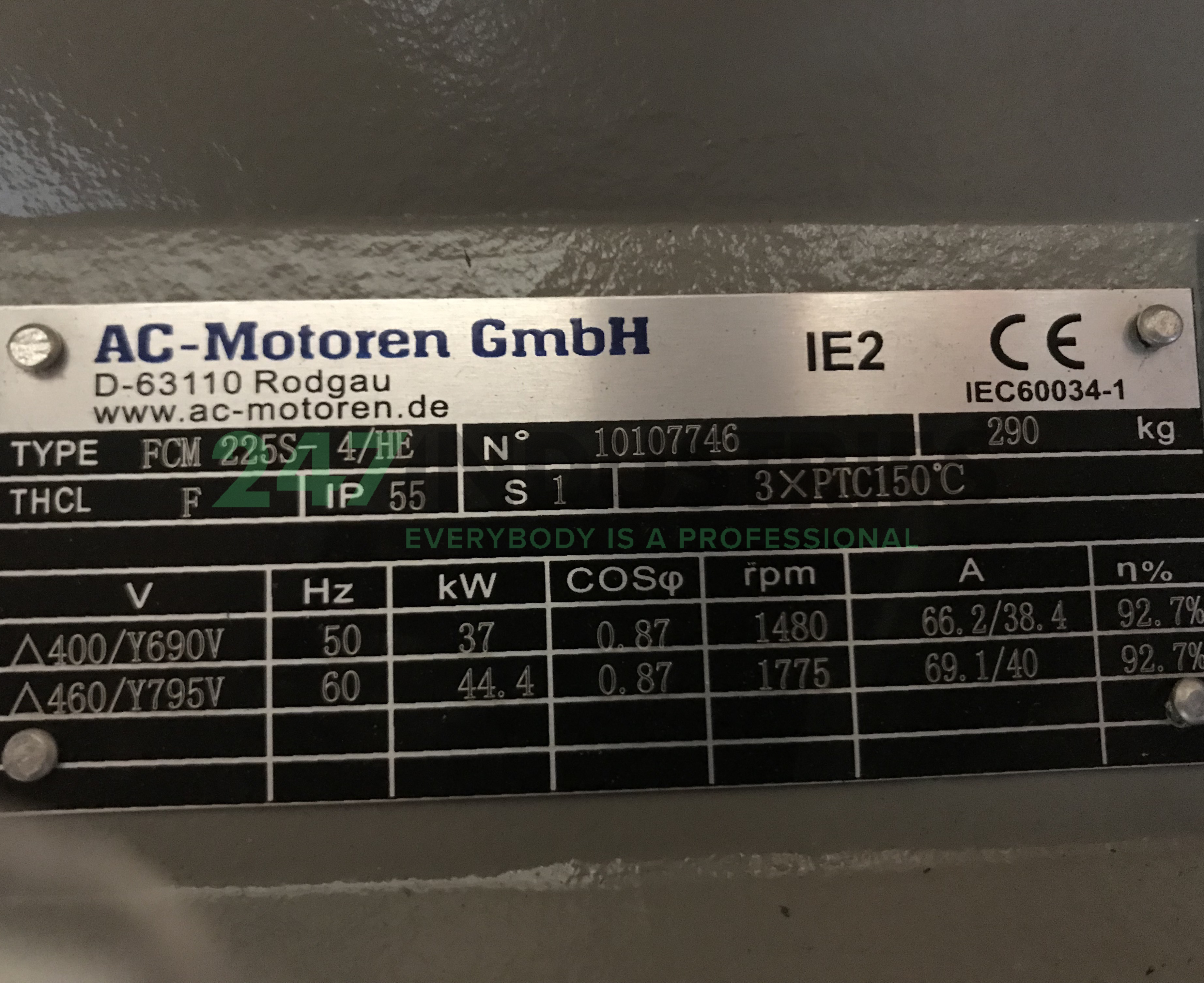 FCM225S-4/HEB5 AC-Motoren GmbH Image 1