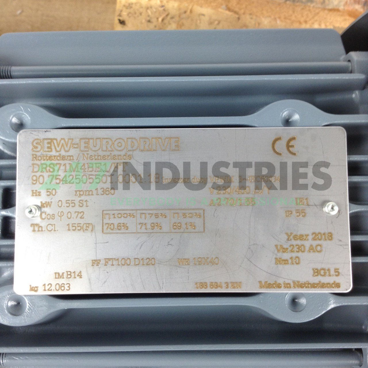 DRS71M4BE1/FT SEW-EURODRIVE Image 2