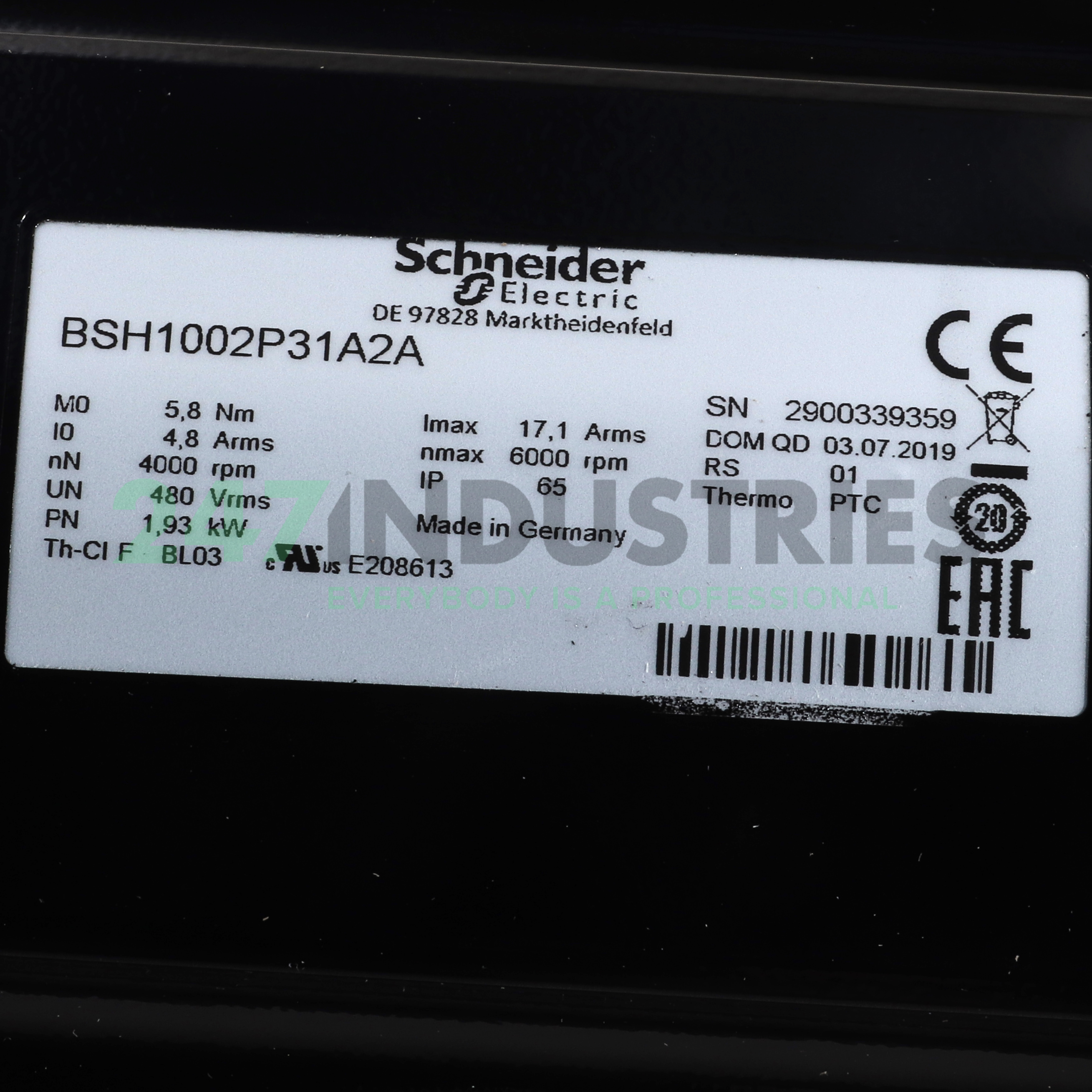 BSH1002P31A2A Schneider Electric Image 3