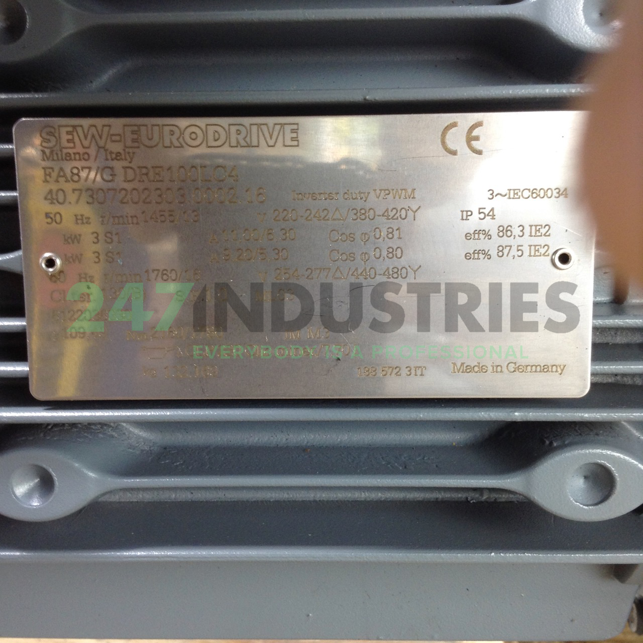 FA87/GDRE100LC4 SEW-EURODRIVE Image 2