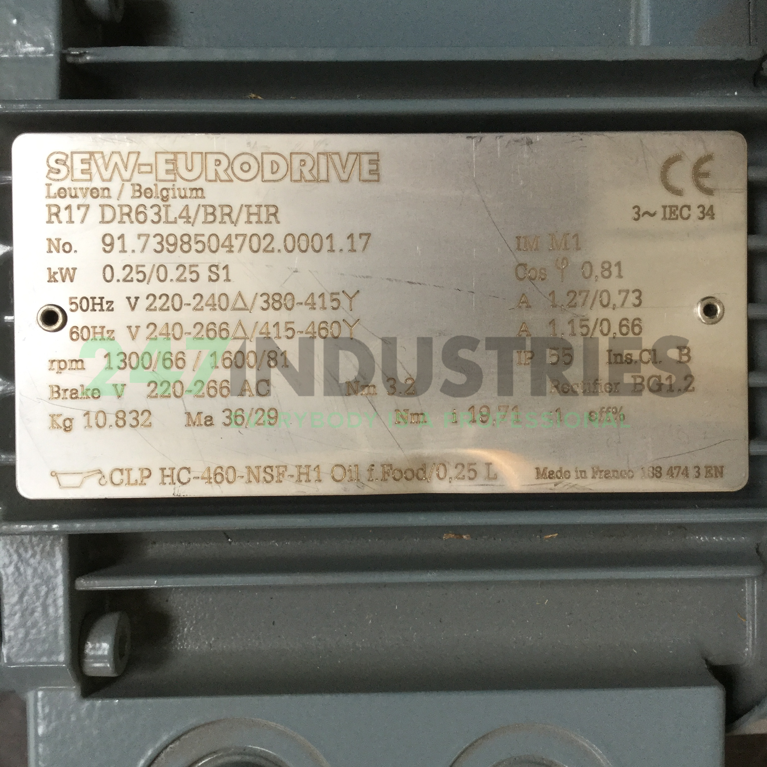 R17DR63L4/BR/HR SEW-EURODRIVE Image 4