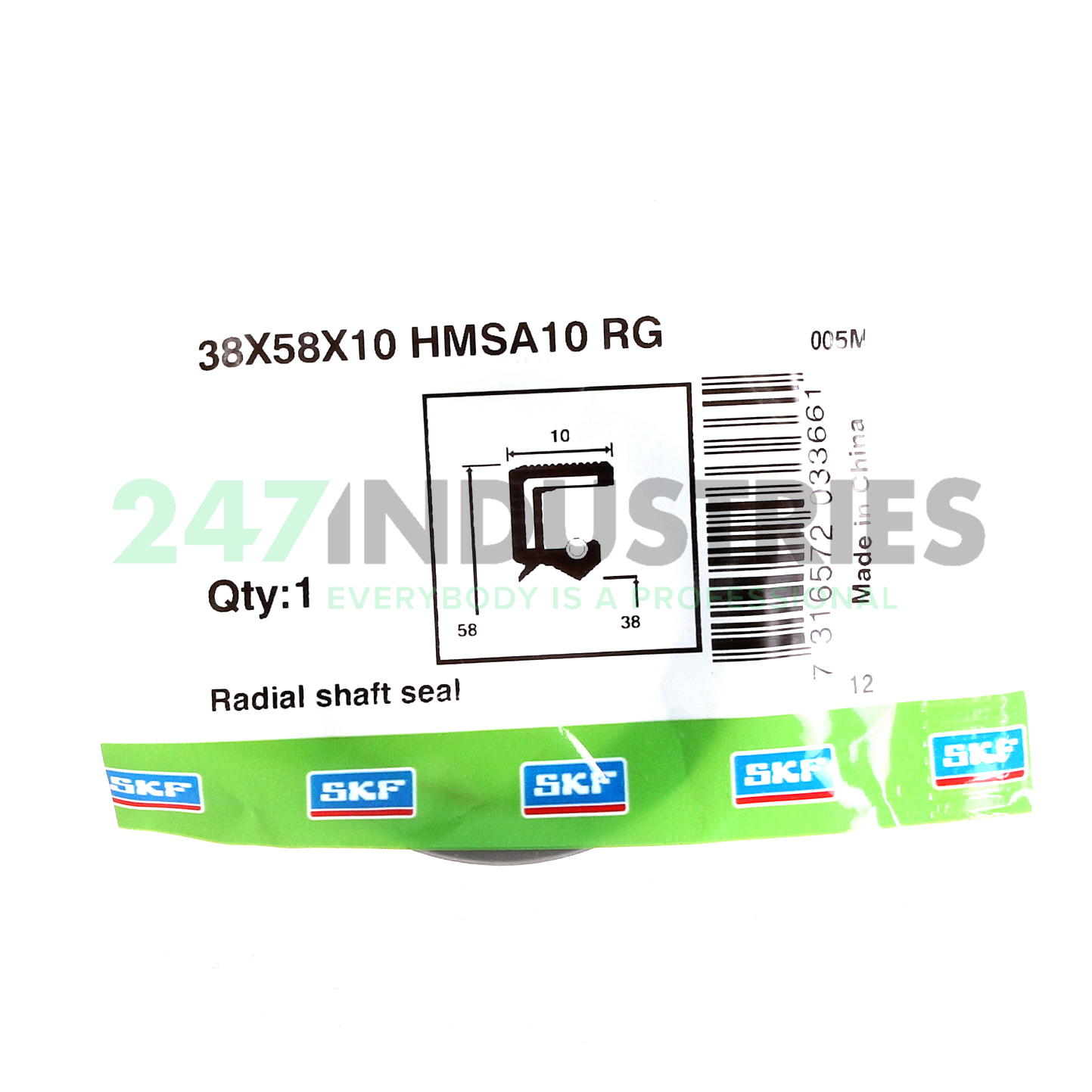 38X58X10HMSA10RG SKF Image 3