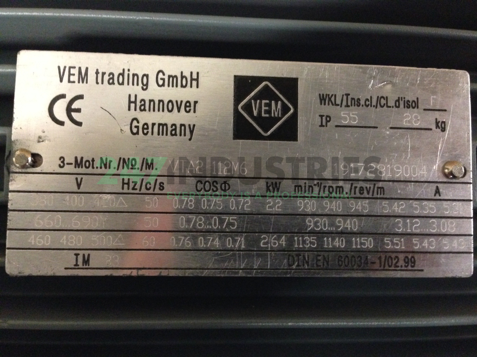 VTA2-112M6B3 VEM Image 2