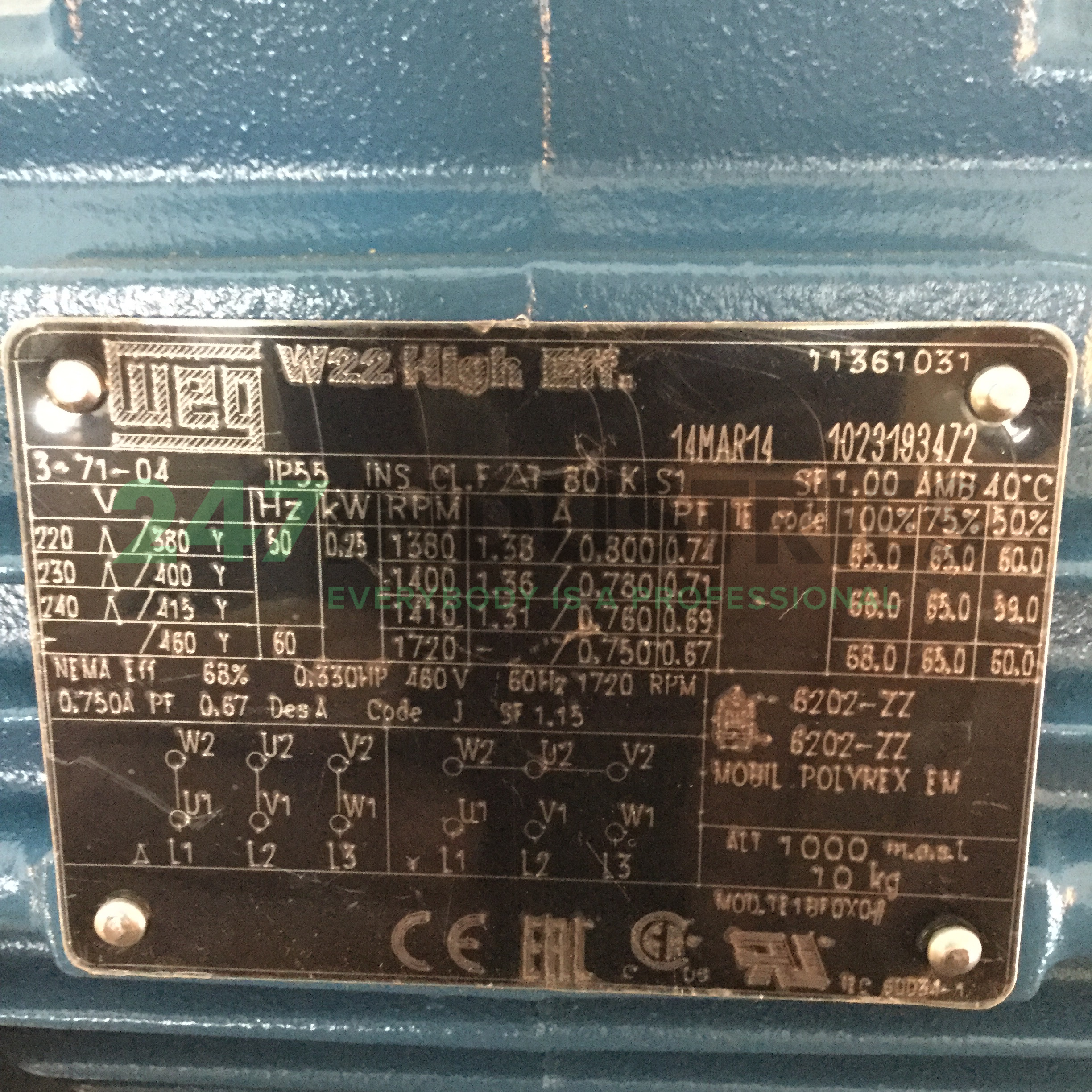 0.25K31CI0714B3 WEG Image 4