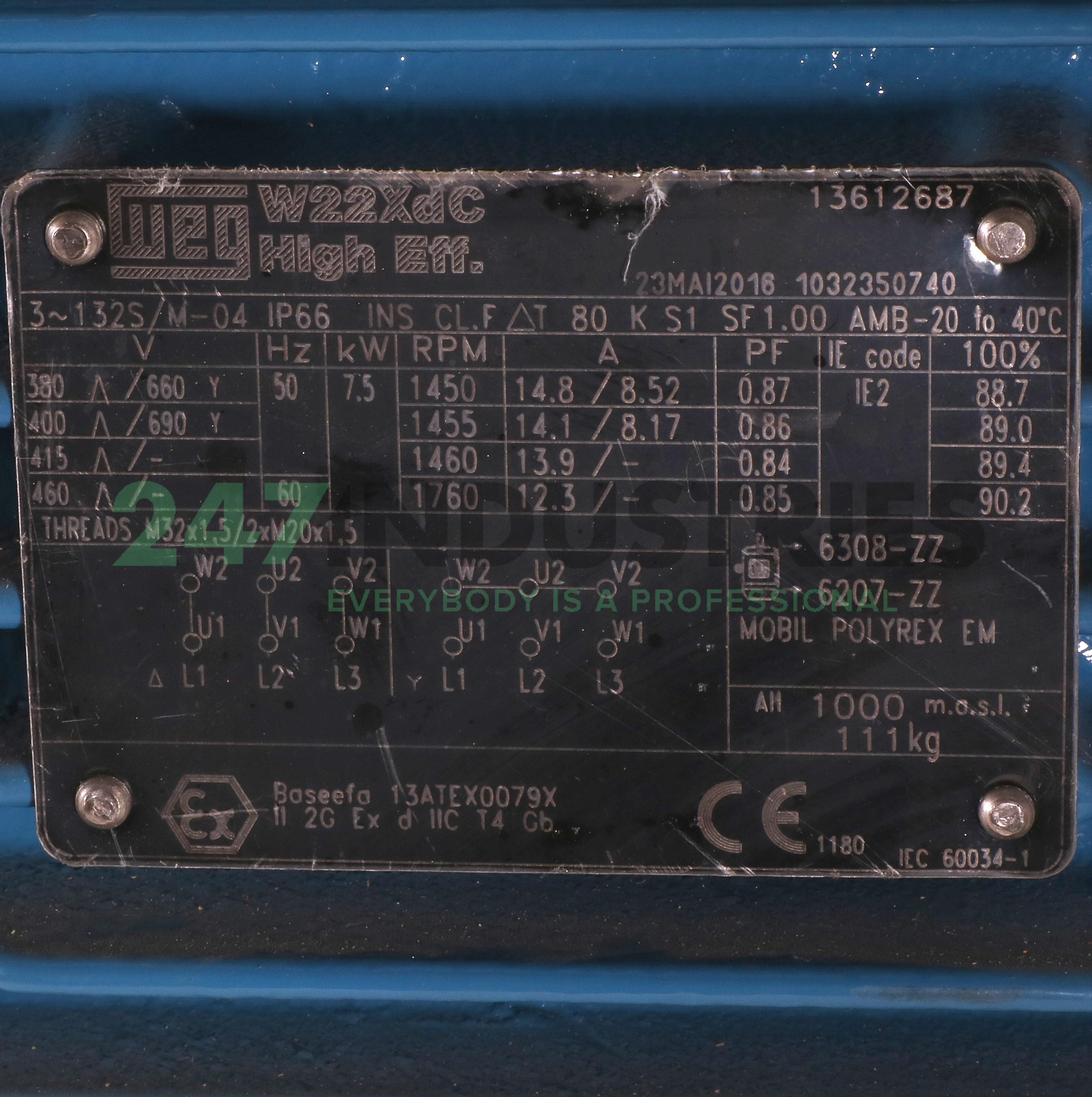 7.5K32CI1132S/M4B35 WEG Image 2