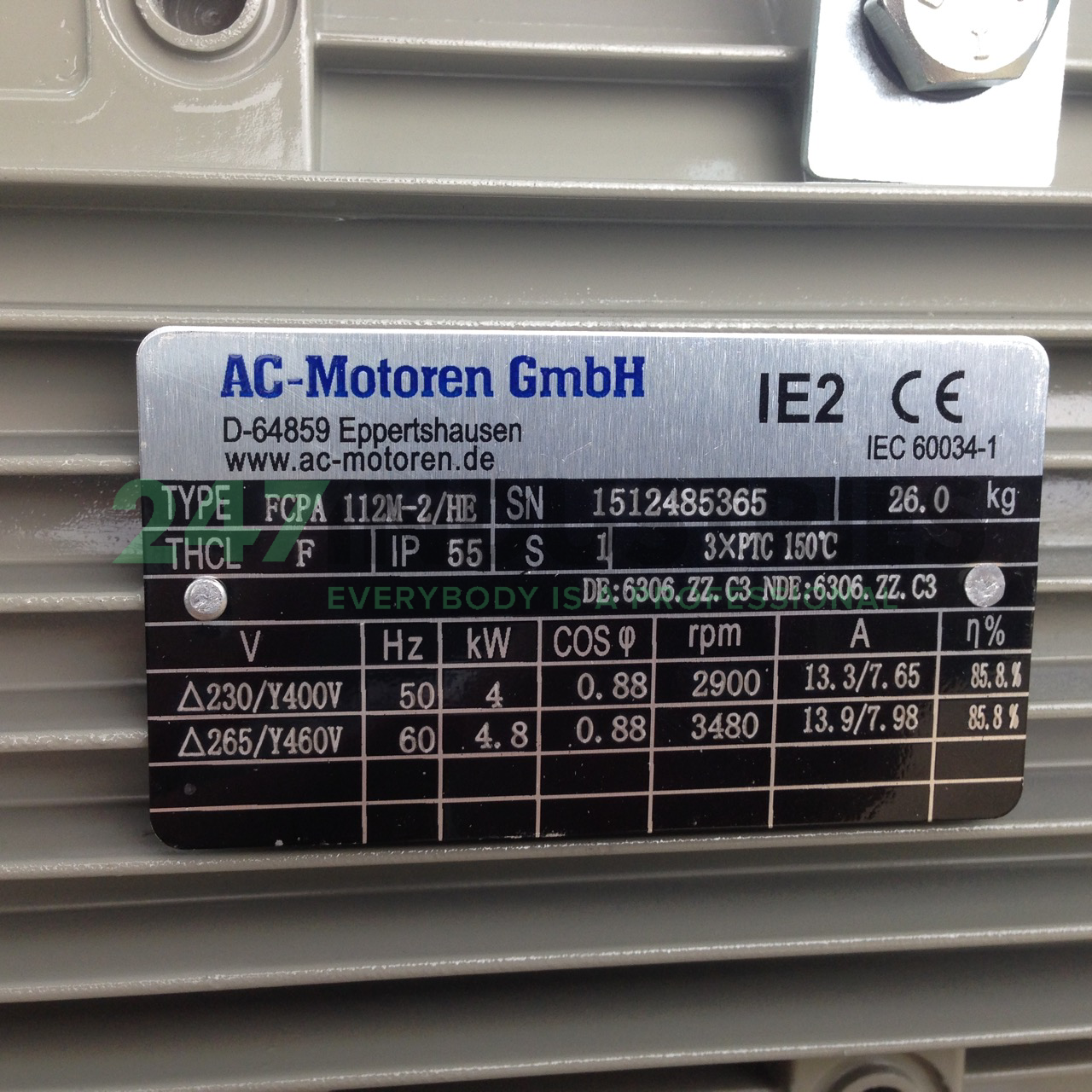 FCPA112M-2/HEB35 AC-Motoren GmbH Image 2