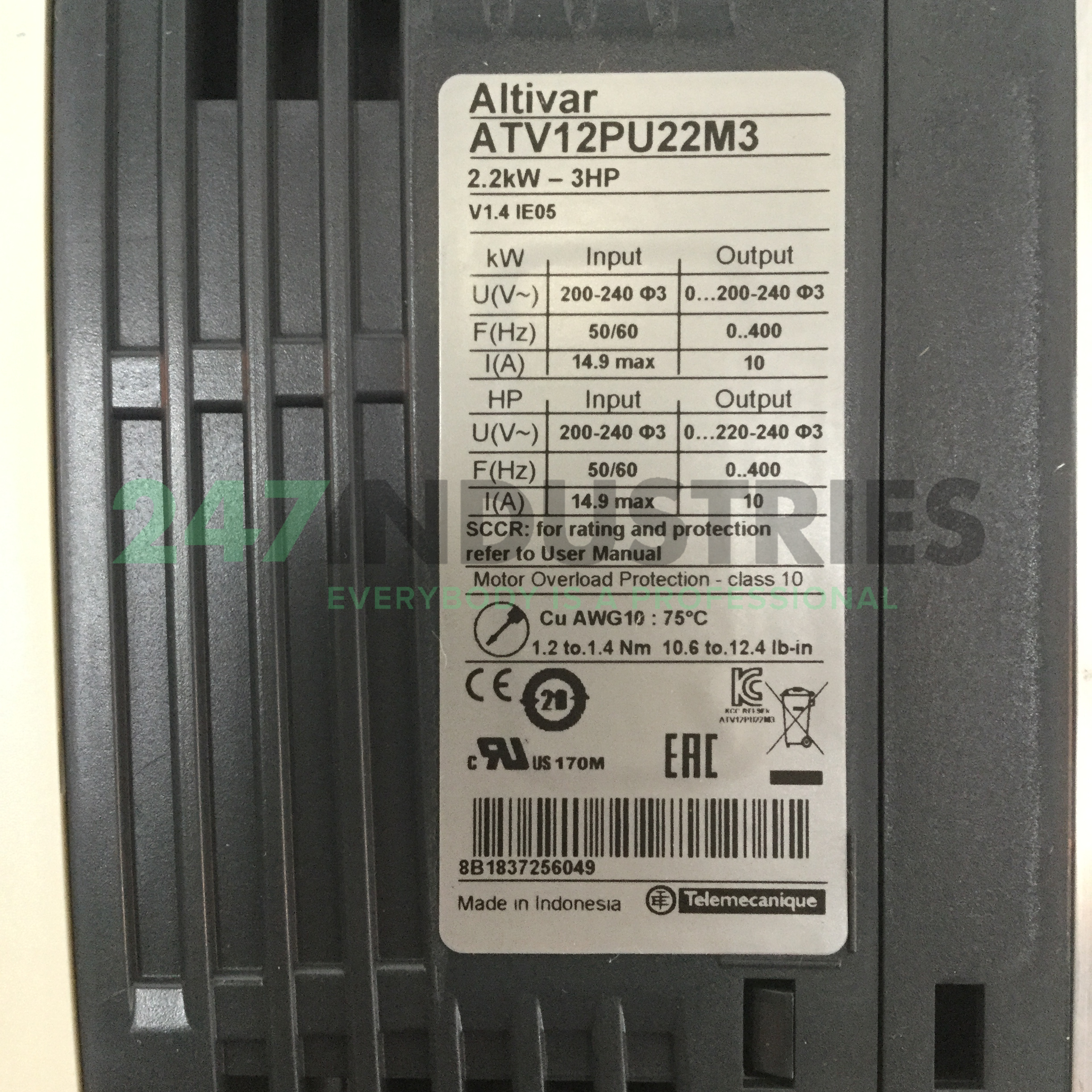 ATV12PU22M3 Schneider Electric Image 4