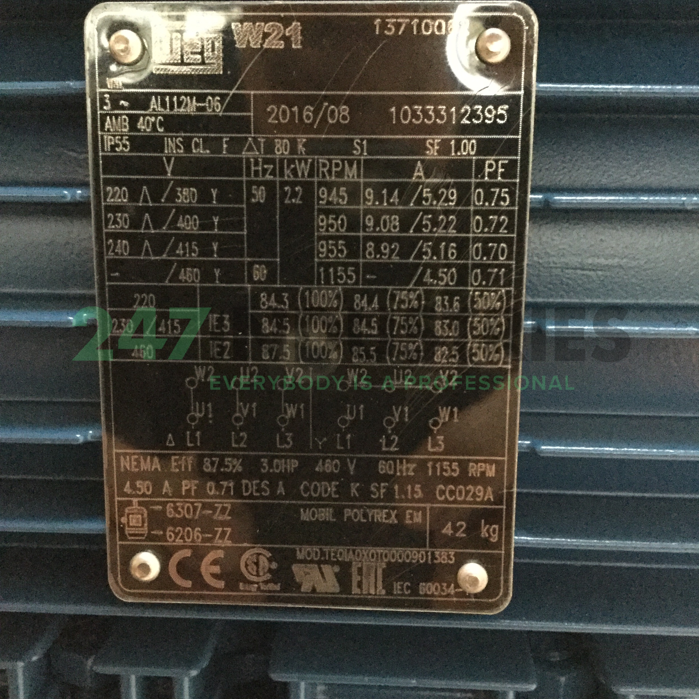 2.2K31AL3112M6B3 WEG Image 4