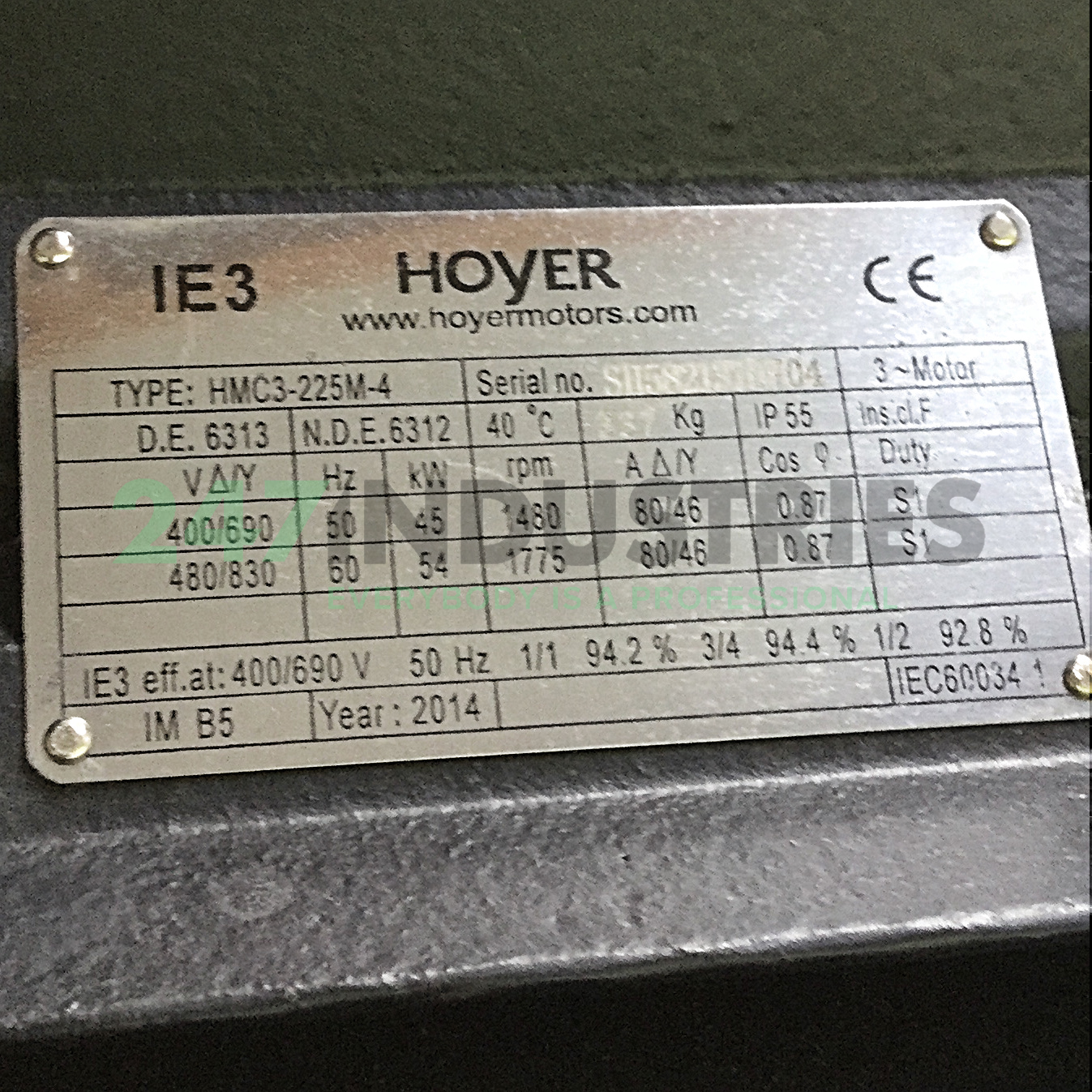 HMC3-225M-4-B5 Hoyer Image 4