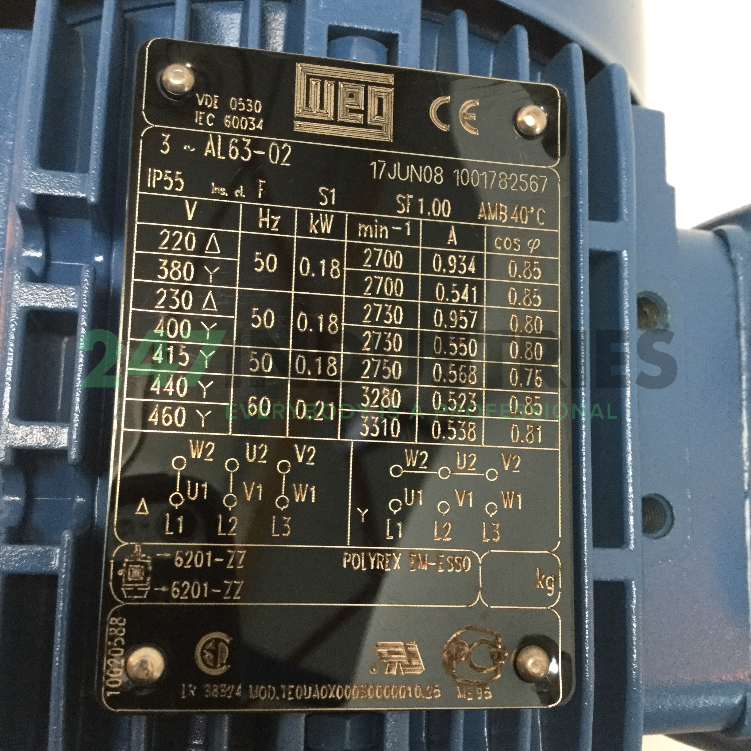 0.18K31AL0632B14 WEG Image 4