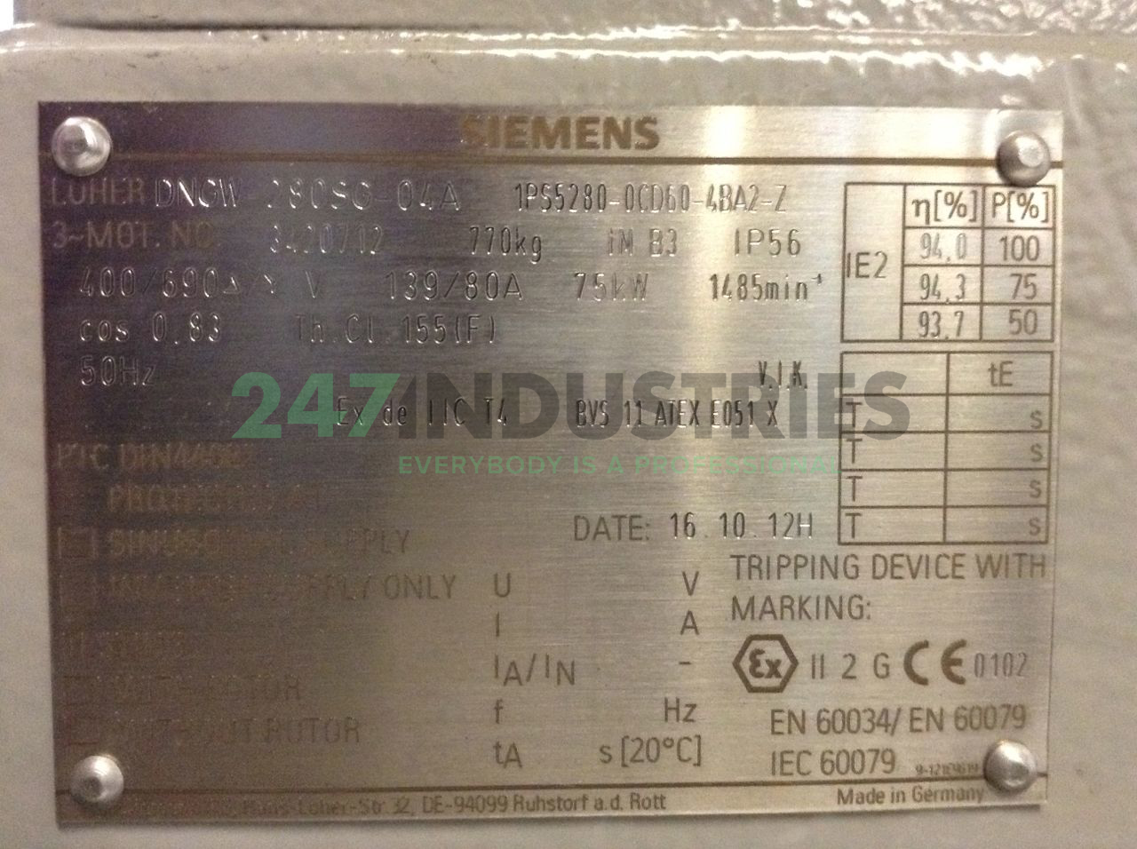 DNGW-280SG-04AB3 Loher Image 2