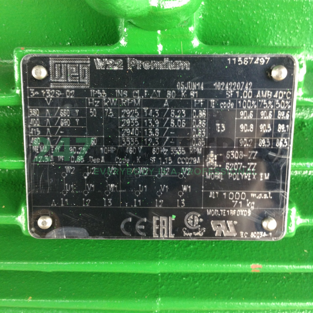 7.5K32AL31322B3 WEG Image 2