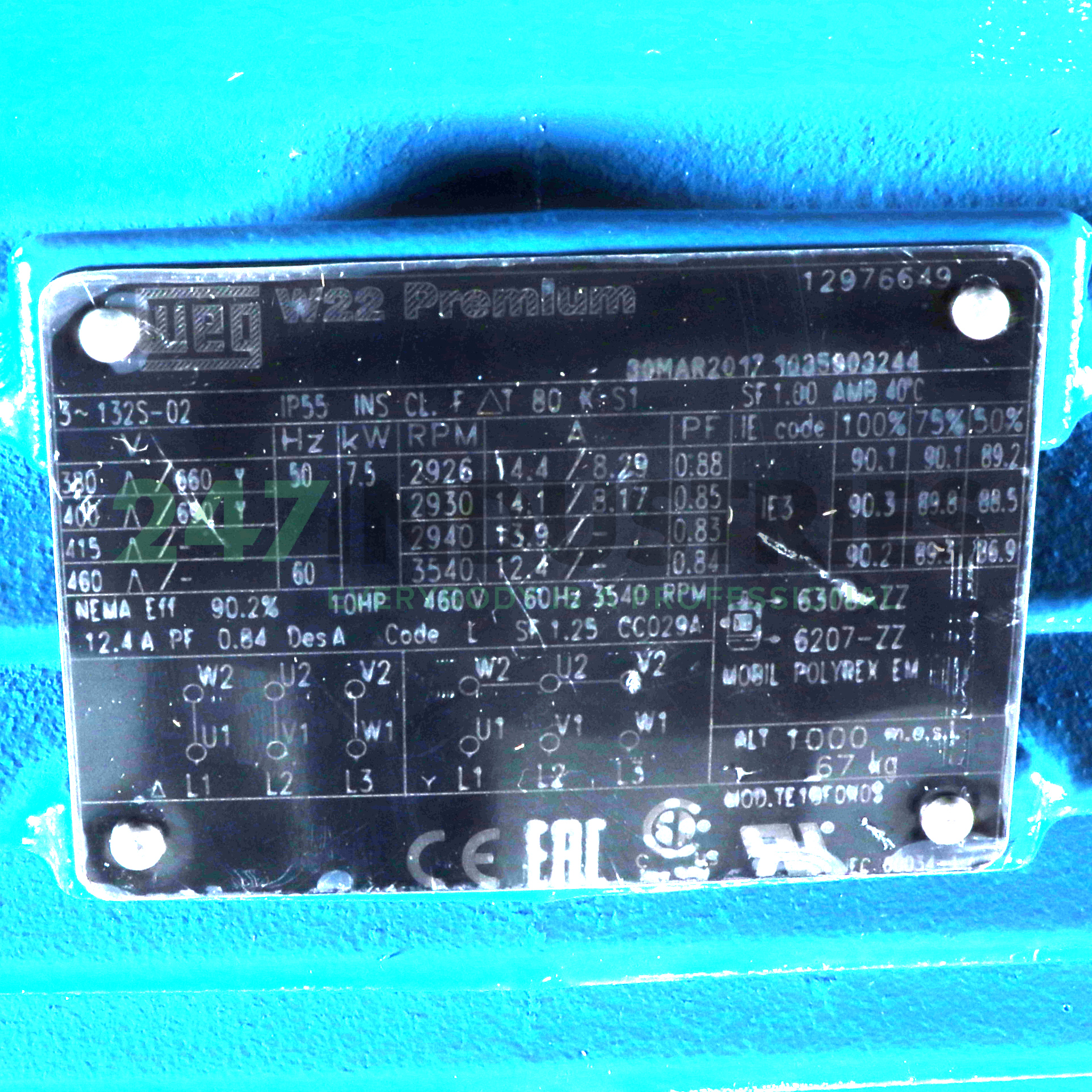 7.5K32CI3132S2B14 WEG Image 4