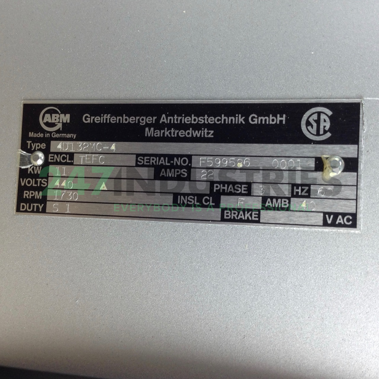 4D132MC-4 ABM Drives Image 2