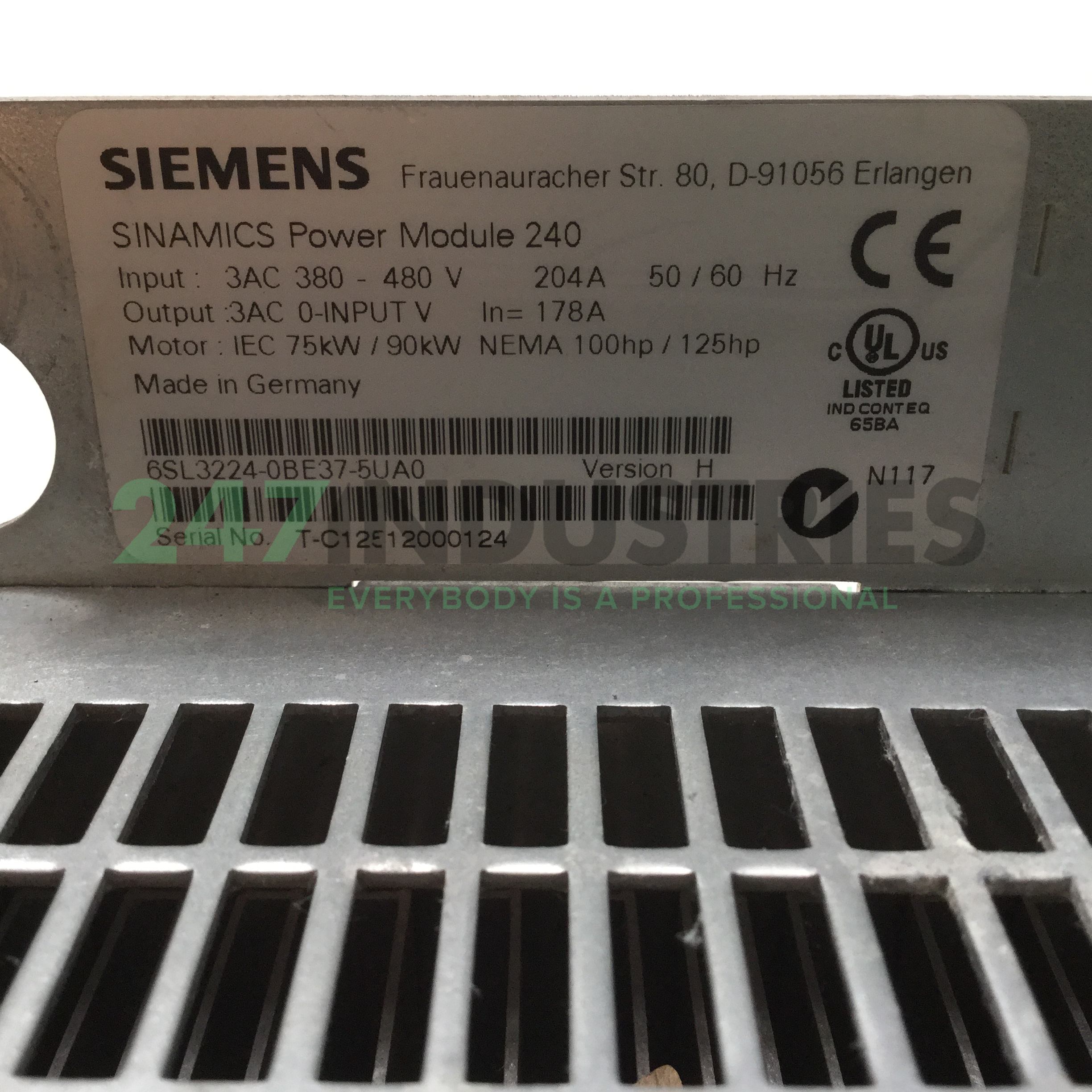 6SL3224-0BE37-5UA0 Siemens Image 4