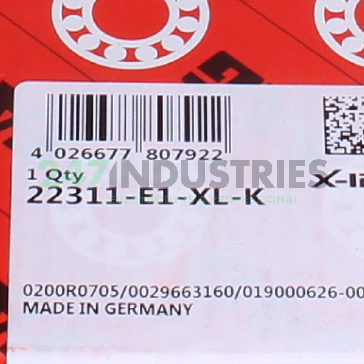 22311-E1-XL-K FAG Image 6