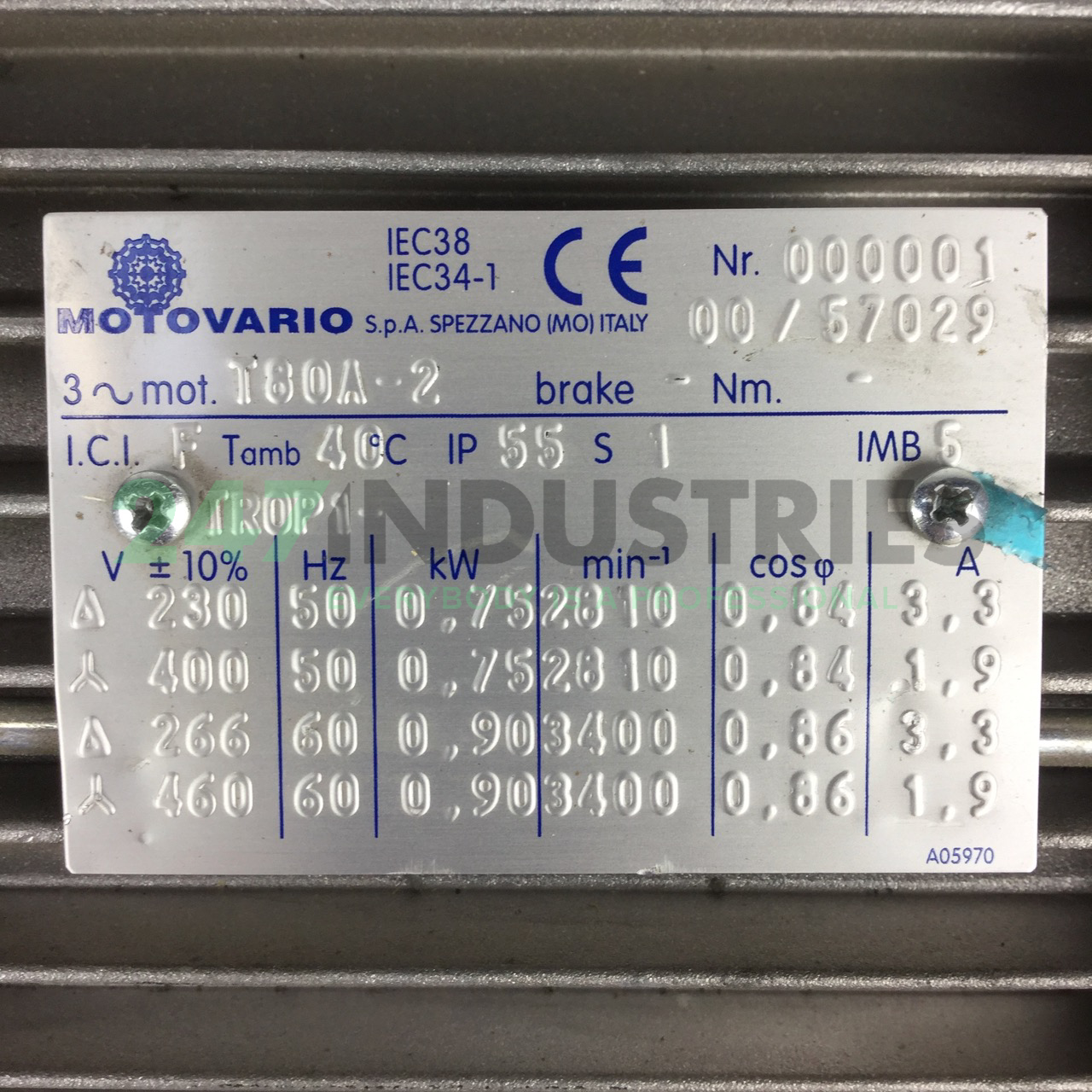 T80A2B5 Neri Motori Image 2