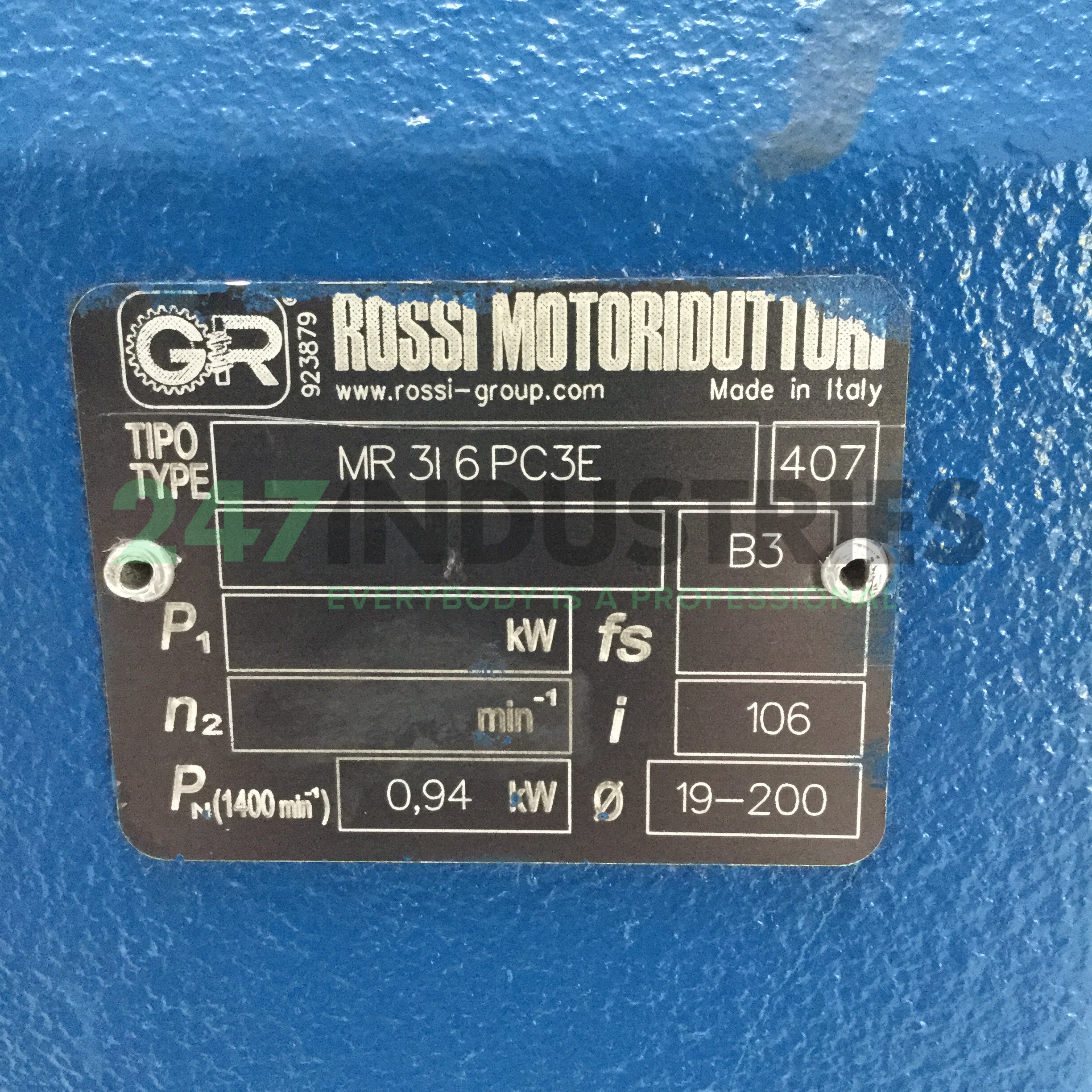 MR3I6PC3E-B5-19/20010 Rossi Image 4