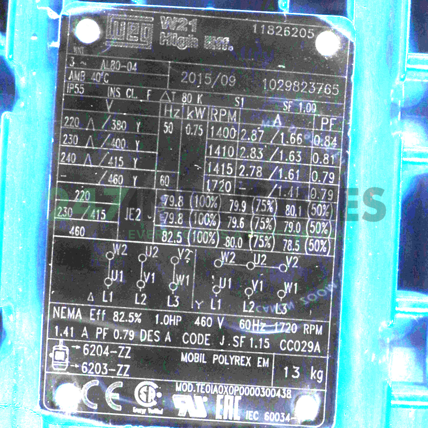 0.75K31AL2804B14 WEG Image 4