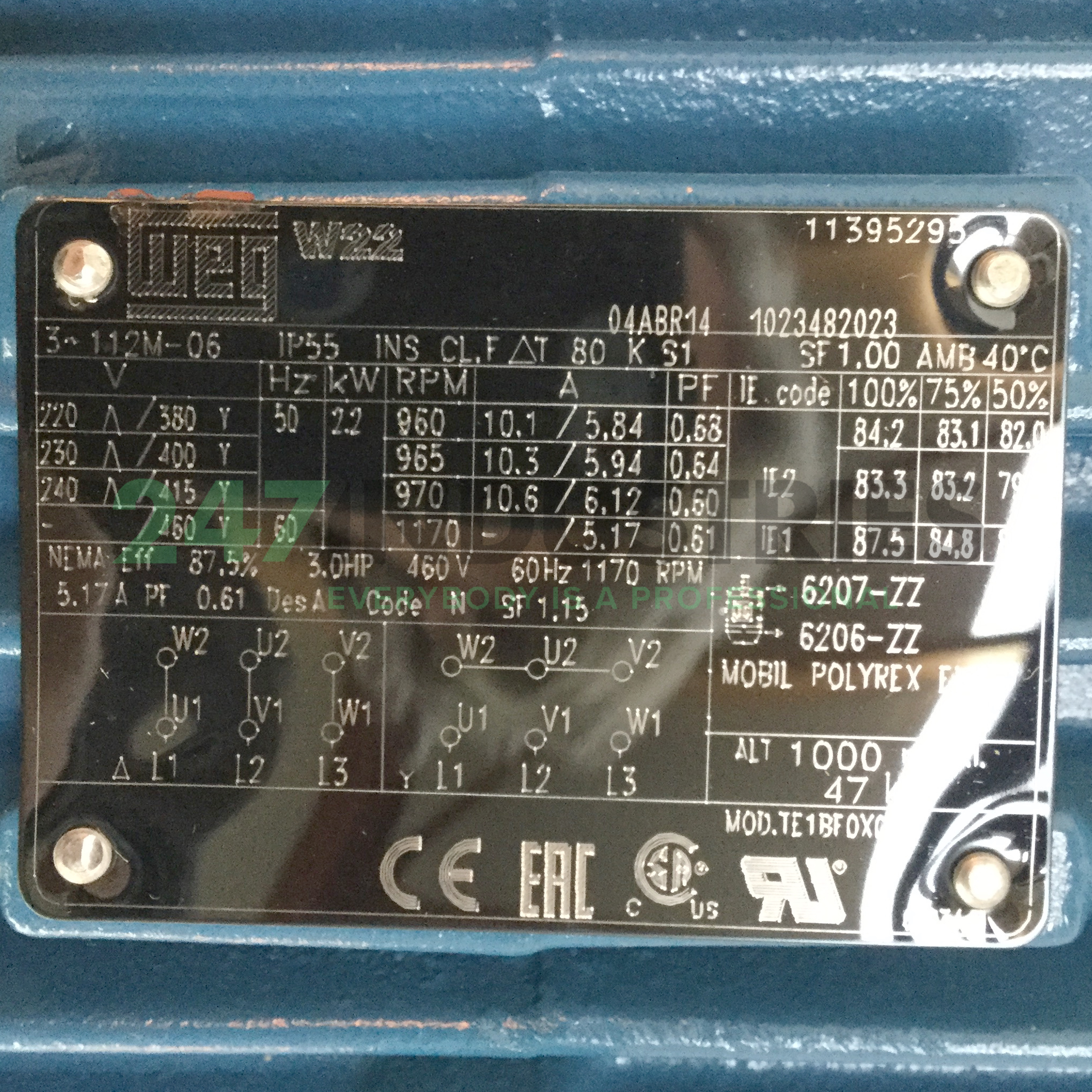 2.2K31CI2112M6B35 WEG Image 4