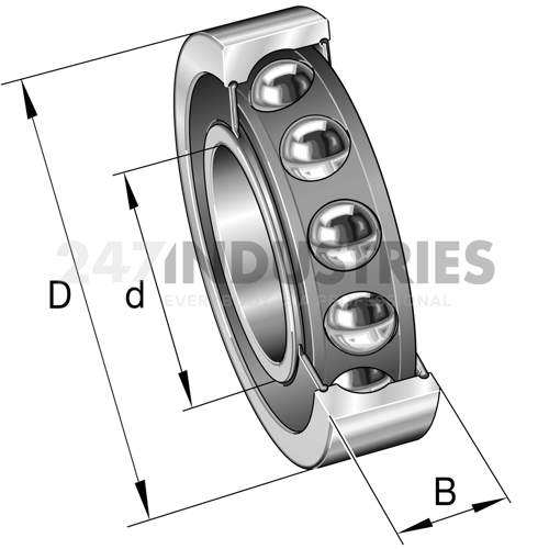 B7204-E-2RSD-T-P4S FAG