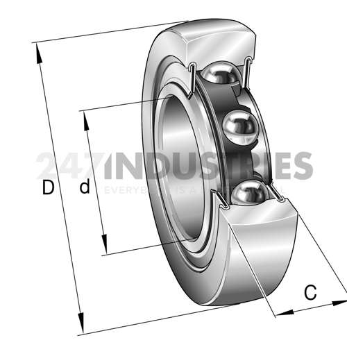 LR606-2RSR-HLC INA Image 3