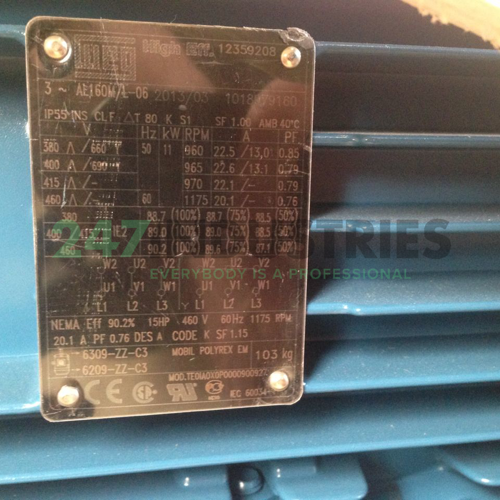 11K32AL2160M/L6B3 WEG Image 2