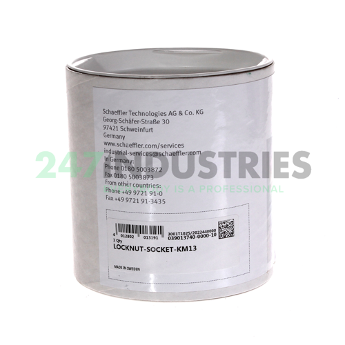 LOCKNUT.SOCKET.KM13 FAG Image 2