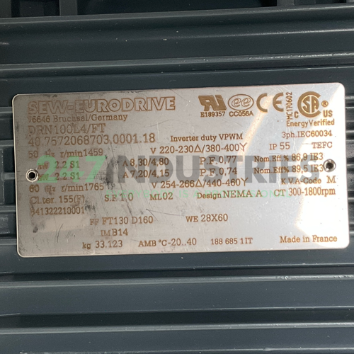 DRN100L4/FT-B14 SEW-EURODRIVE Image 4