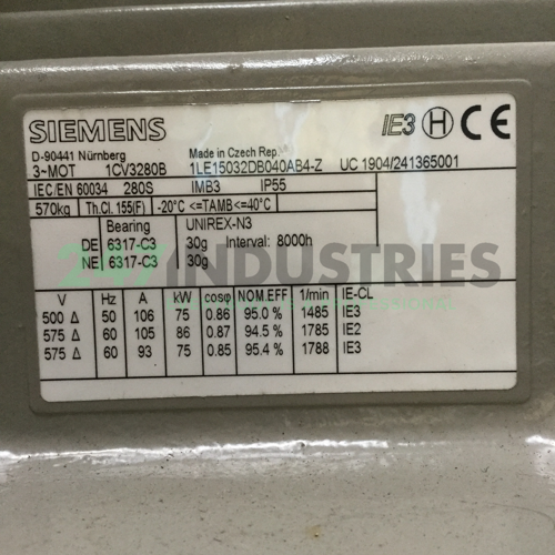 1LE1503-2DB04-0AB4-Z H01 Siemens Image 4