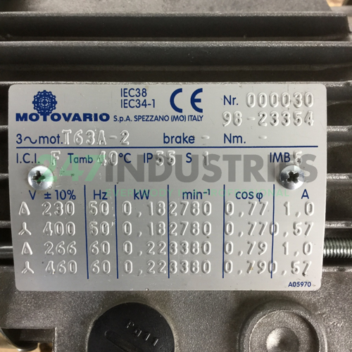 T63A2B14 Motovario Image 2