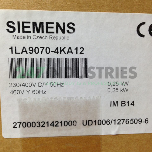 1LA9070-4KA12 Siemens Image 3