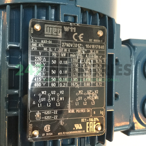 0.18K31AL1634B14 WEG Image 4