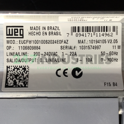 EUCFW100100S2024EOFAZ WEG Image 4