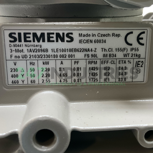 1LE1001-0EB62-2NA4-Z Siemens Image 4